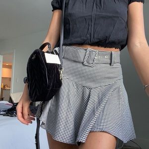 Gingham Zara Skirt with shorts